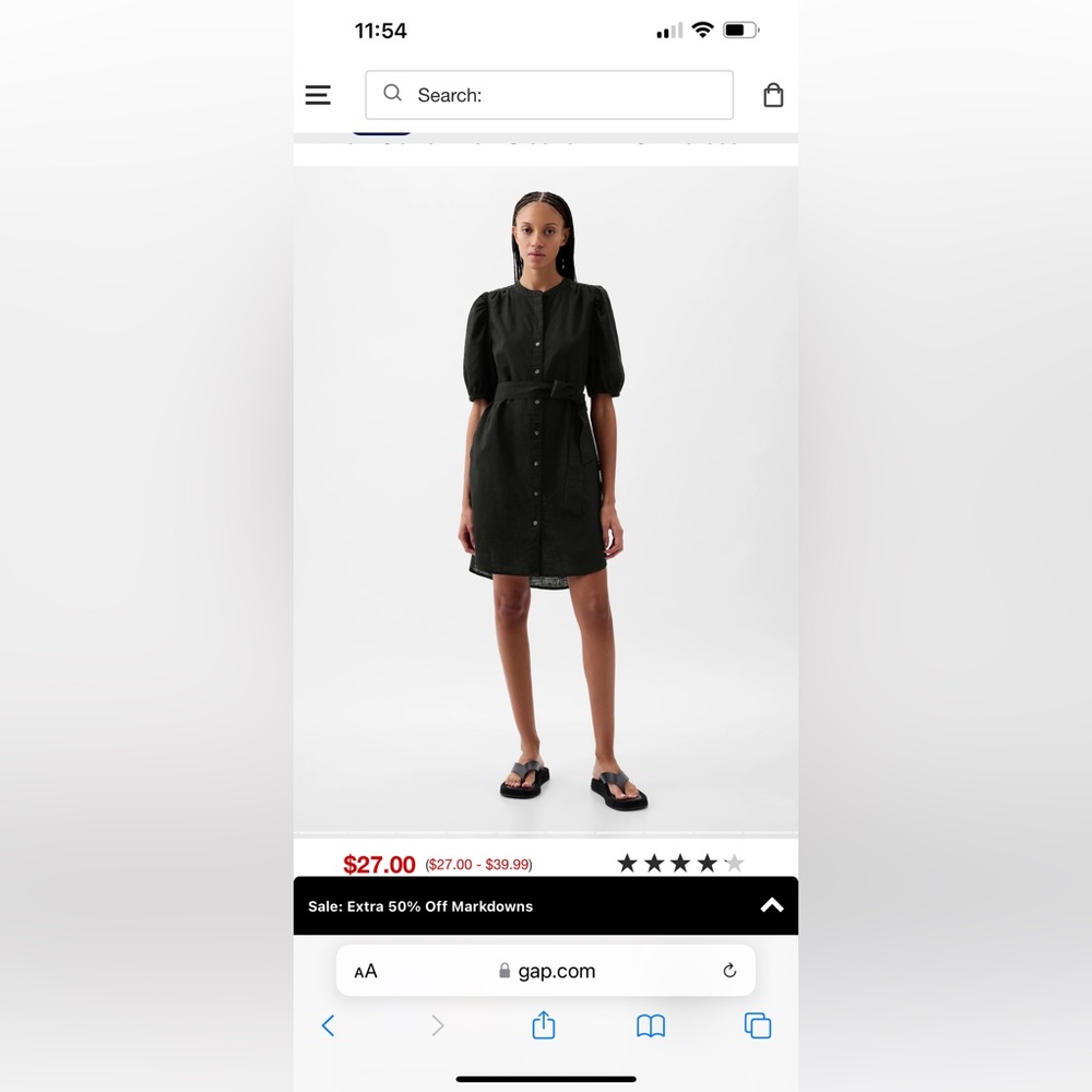 New with tags black dress